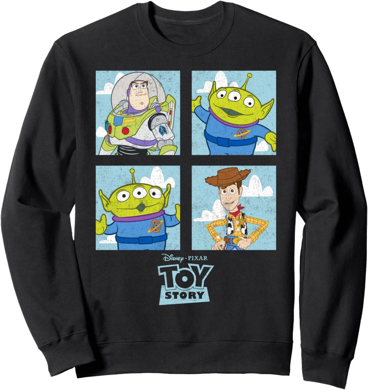 Disney Pixar Toy Story Group Shot Sky Panel Poster Sweatshirt