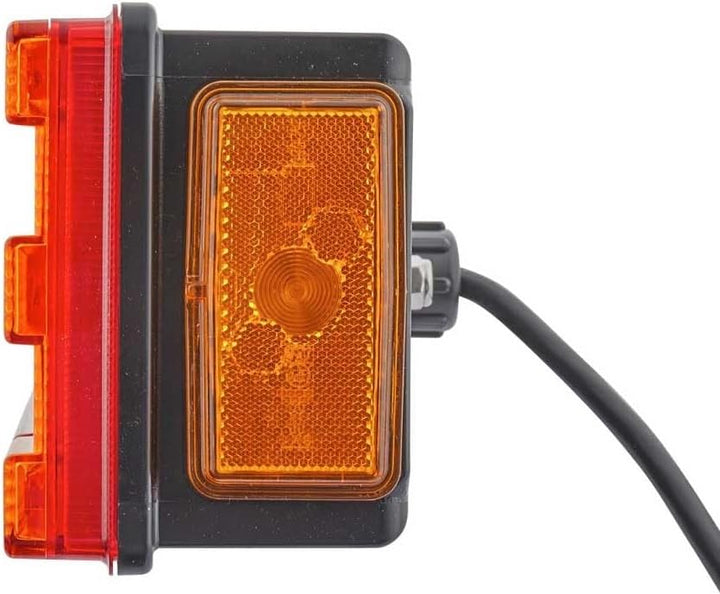 HELLA - Heckleuchte - Glühlampe - 24V - Anbau/geschraubt - Lichtscheibenfarbe: mehrfarbig - Kabel: 1