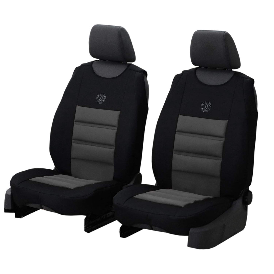 GSC Sitzbezüge Universal Schonbezüge 1+1 kompatibel mit VW Polo VI Grau, Grau