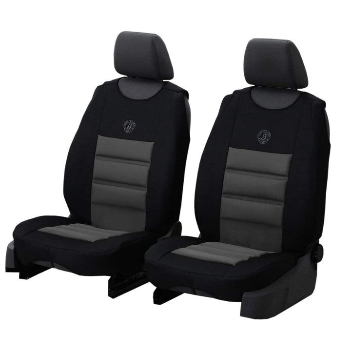 GSC Sitzbezüge Universal Schonbezüge 1+1 kompatibel mit VW Polo VI Grau, Grau