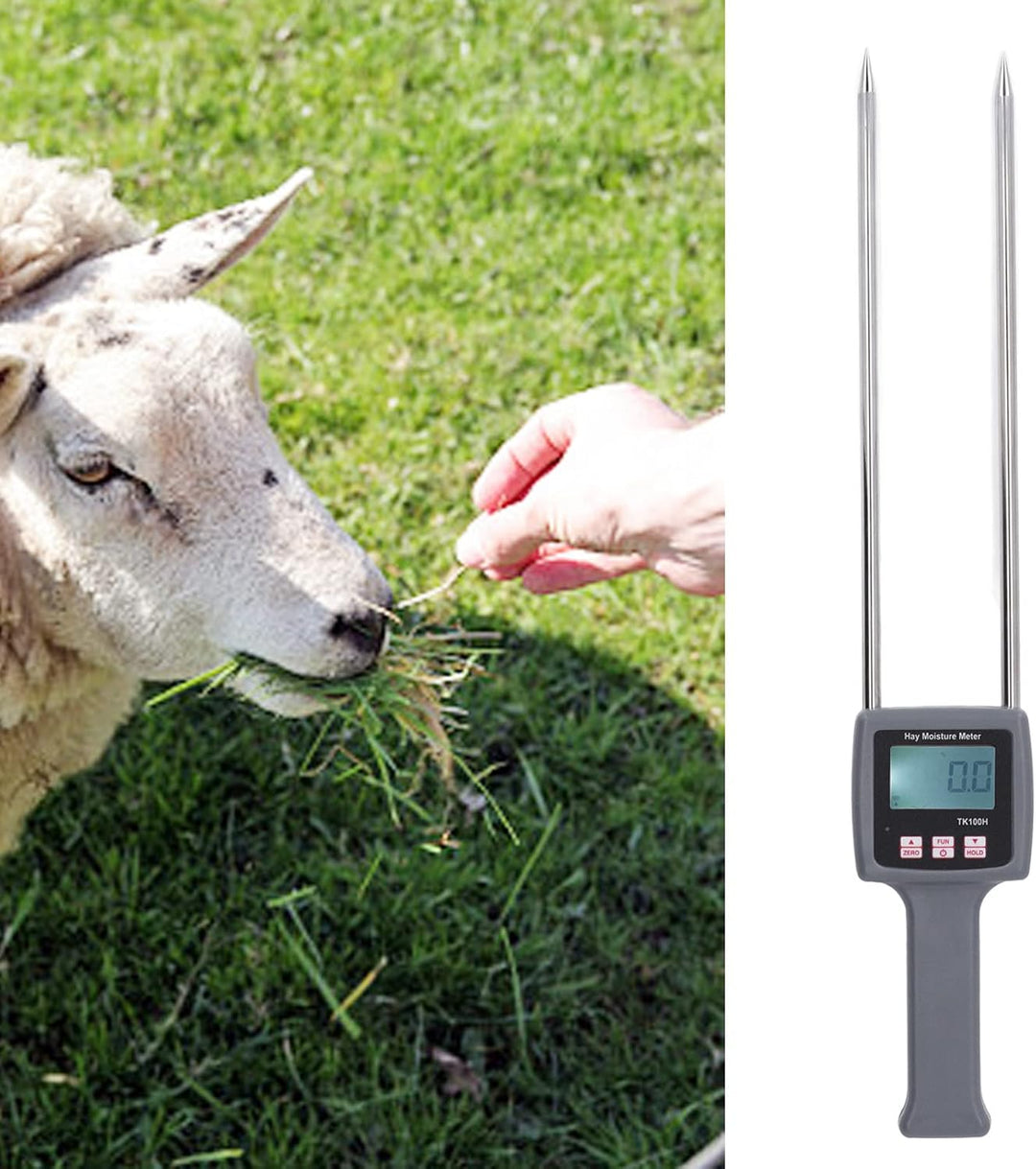 Feuchtigkeitsmesser, Sonden-Feuchtigkeitstester, Multifunktionaler Faser-Feuchtigkeitsmesser für Get