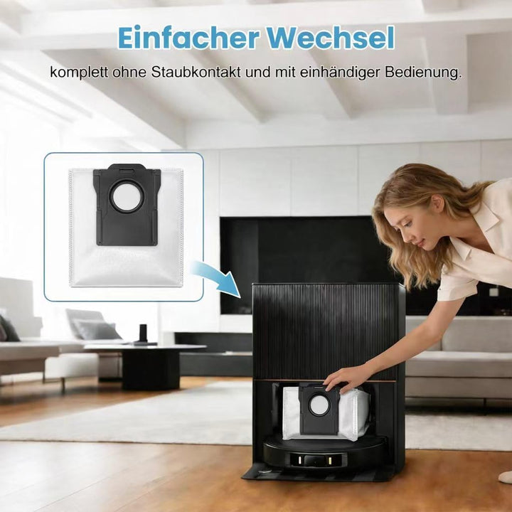 14 Stück Staubbeutel für Dreame L10s Ultra Gen 1/2/3, L10/L10s Pro/L20/L40/L50/X40/X50/Aqua10/Matrix