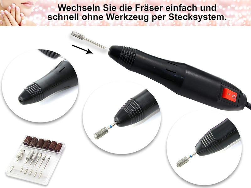 Fräser Set für Fusspflege und Maniküre