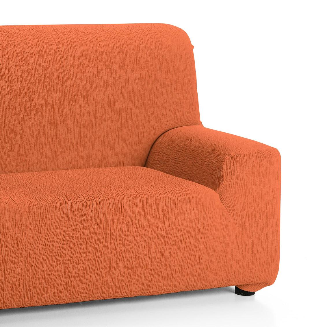 Martina Home Elastischer Sofabezug Modell Emilia 2 Plätze orange, 2 Plätze Orange