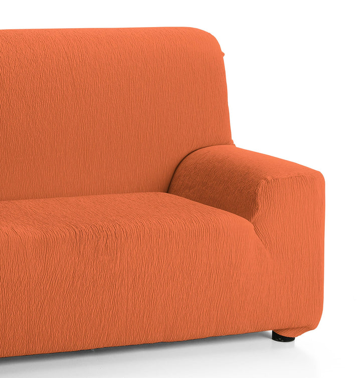Martina Home Elastischer Sofabezug Modell Emilia 4 Plätze orange 4 Sitzer Orange, 4 Sitzer Orange