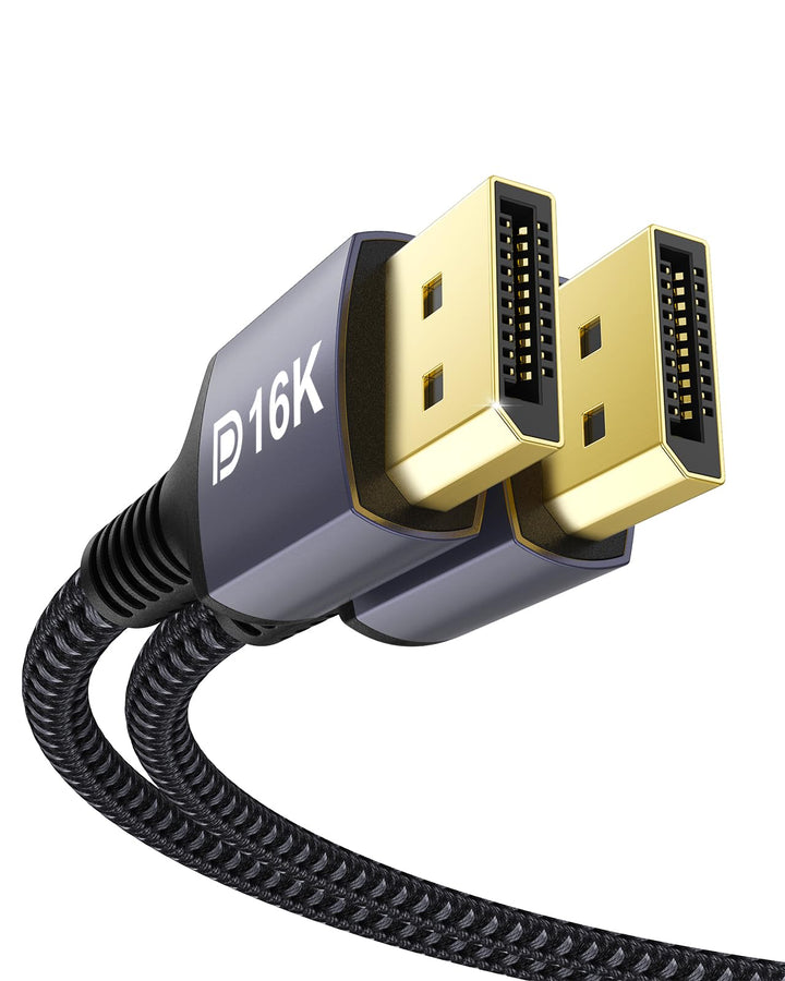 Stouchi DisplayPort Kabel 2.1 5M DP2.1/2.0 Kabel [16K@60Hz,10K@60Hz, 8K@120Hz,4K@240Hz 165Hz 144Hz]