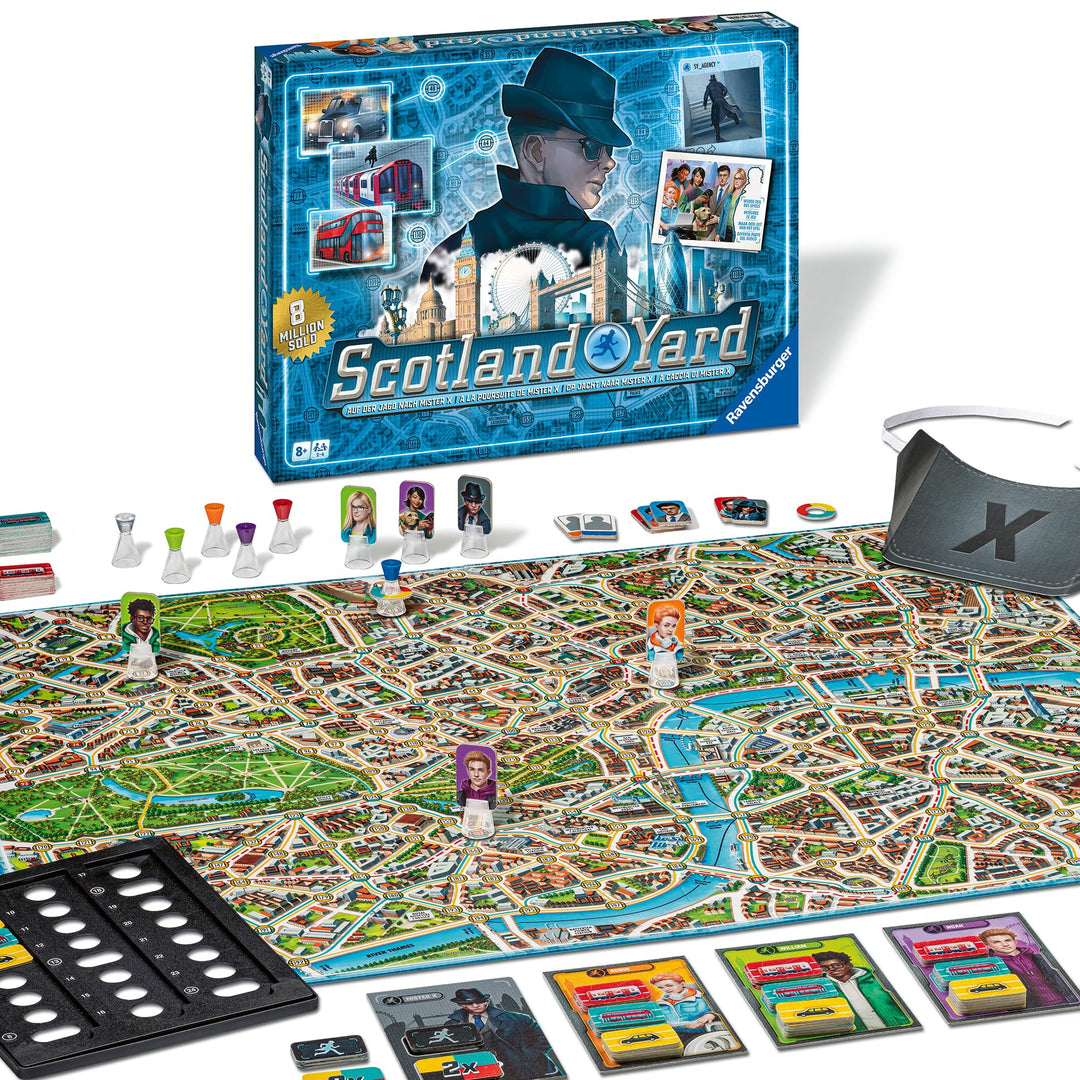 Ravensburger Gesellschaftsspiel 27515 - Scotland Yard - Familienspiel, Brettspiel für Kinder und Erw