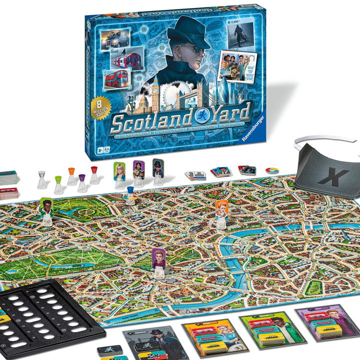 Ravensburger Gesellschaftsspiel 27515 - Scotland Yard - Familienspiel, Brettspiel für Kinder und Erw