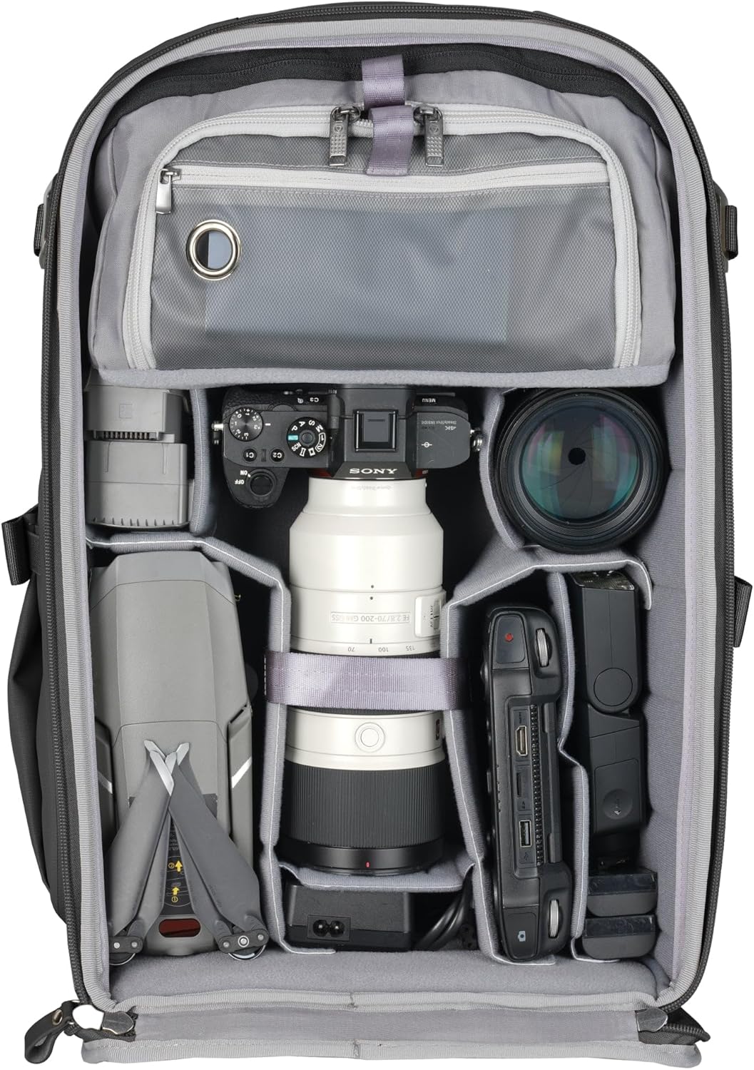Vanguard Veo Metro B30L BK Fotorucksack für Kamera Objektive, 16 Zoll Laptop und Tablet, Schwarz
