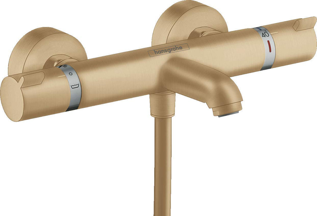 hansgrohe Ecostat Aufputz Wannenthermostat, für 2 Funktionen, Brushed Bronze Brushed Bronze Thermost