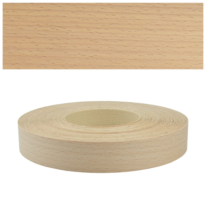 Mprofi MT® Kantenumleimer Buche | 22 mm x 5 m | Echtholz Furnier Kantenband | Bügelkantenumleimer fü