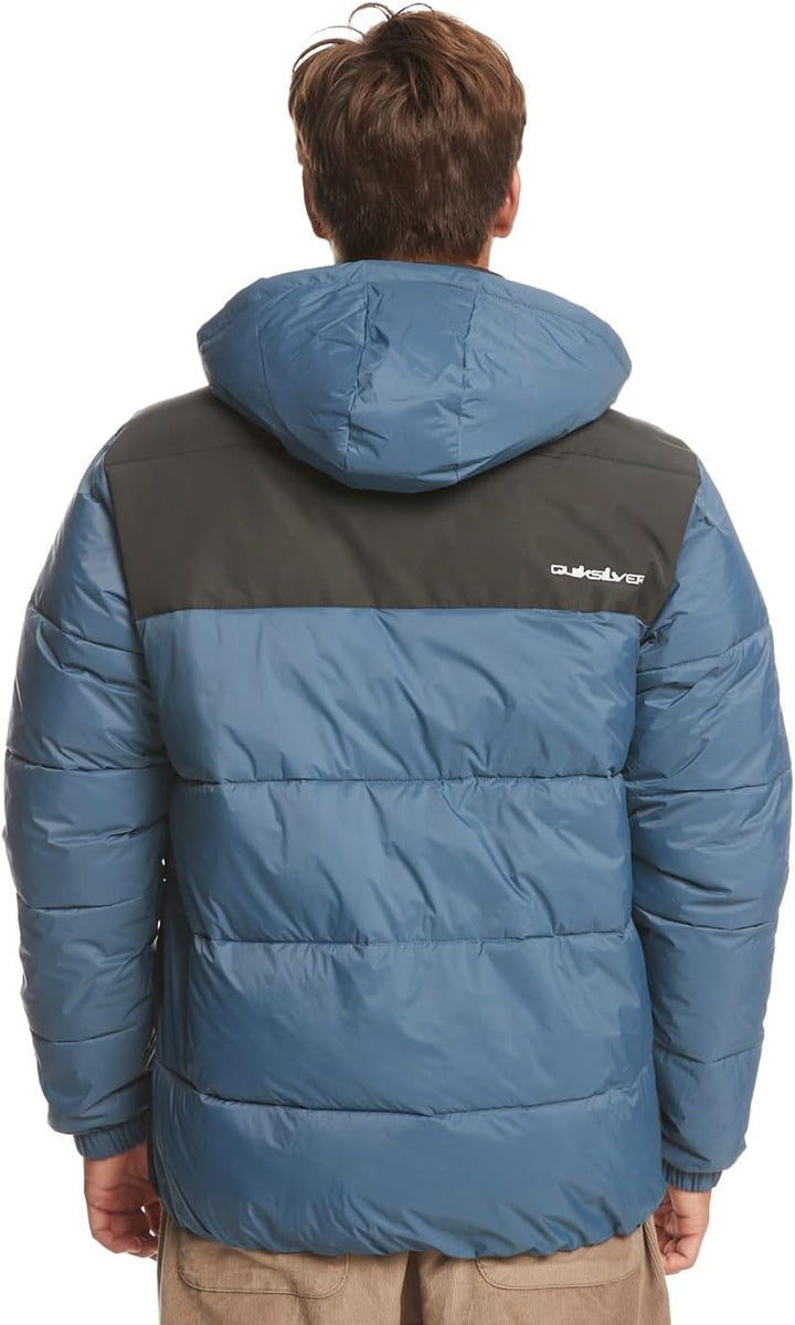 Quiksilver Jungen Wolfs Shoulder Ls Windbreaker (1er Pack) M Blau, M Blau