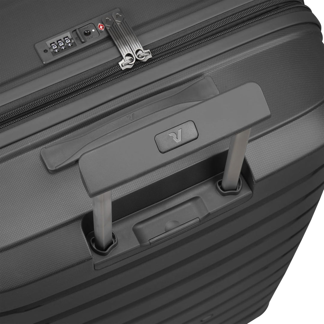 Roncato B-Flying Mittelgrosser Koffer 68 cm Erweiterbar - Anthrazit 68 cm Anthrazit, 68 cm Anthrazit