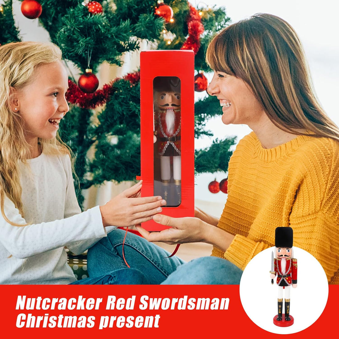Jodsen Weihnachten Nussknacker Dekorationen,Weihnachten Holzsoldat Nussknacker Figuren,Xmas grosse h