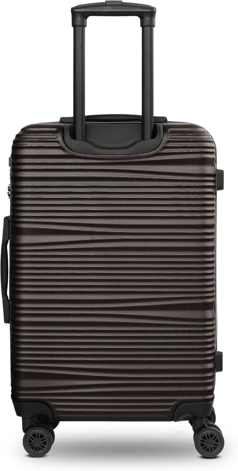 REDOLZ mittelgrosser Hartschalen Check-in Koffer | Trolley 43 x 26 x 67 cm aus hochwertigem ABS-Mate