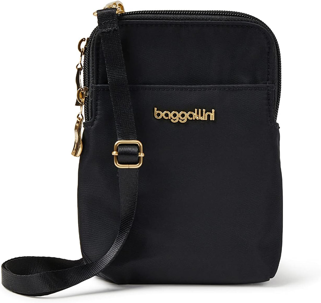 Baggallini Mini Einheitsgrösse Schwarze und Goldfarbene Hardware, Einheitsgrösse Schwarze und Goldfa