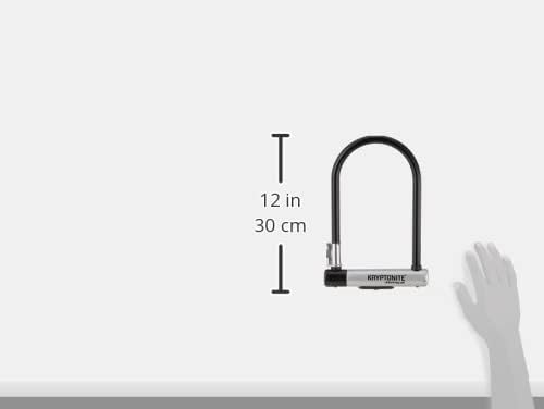 Kryptonite KryptoLok ATB Fahrradschloss 2017 Kabel, Silber KryptoLok ATB (12, 5x22, 5cm), KryptoLok