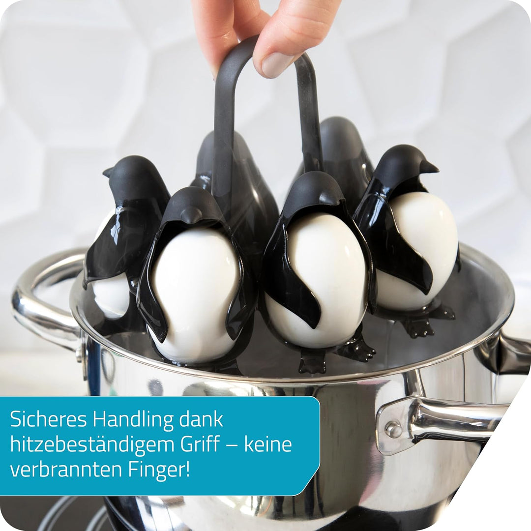 Peleg Design Egguins – Pinguin-förmiger Eierspender & Eier Aufbewahrung – Eierkocher & Kühlschrank O
