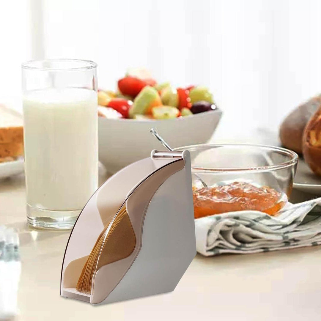 Kaffeefilterhalter, Kaffeefilterbox mit staubdichter, 4 FarbenKaffeefilteraufbewahrung Abdeckung Fil