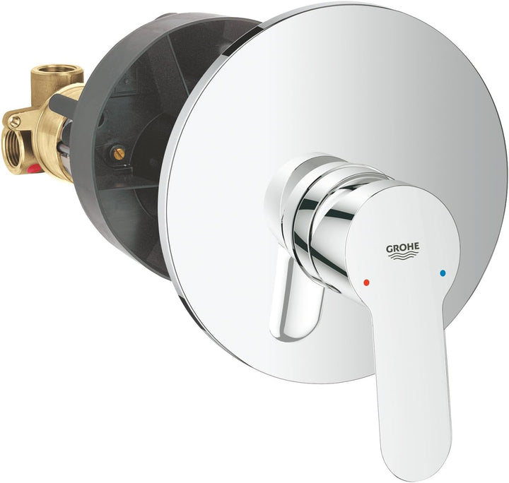 Grohe BauEdge EHM Set UP Brause, Silber, BauEdge