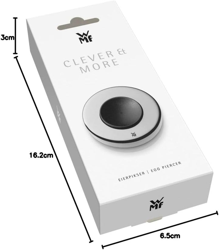 WMF Clever&More Eierpiekser 6 cm, Cromargan Edelstahl mattiert, Eierstecher für alle Eiergrössen A 1