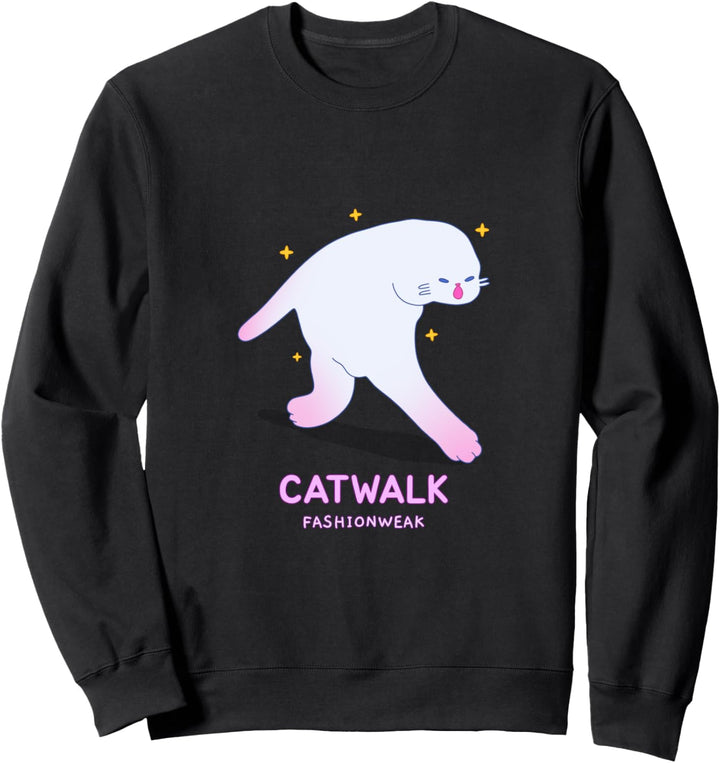 Lazy Fashion Laufsteg. Sweatshirt