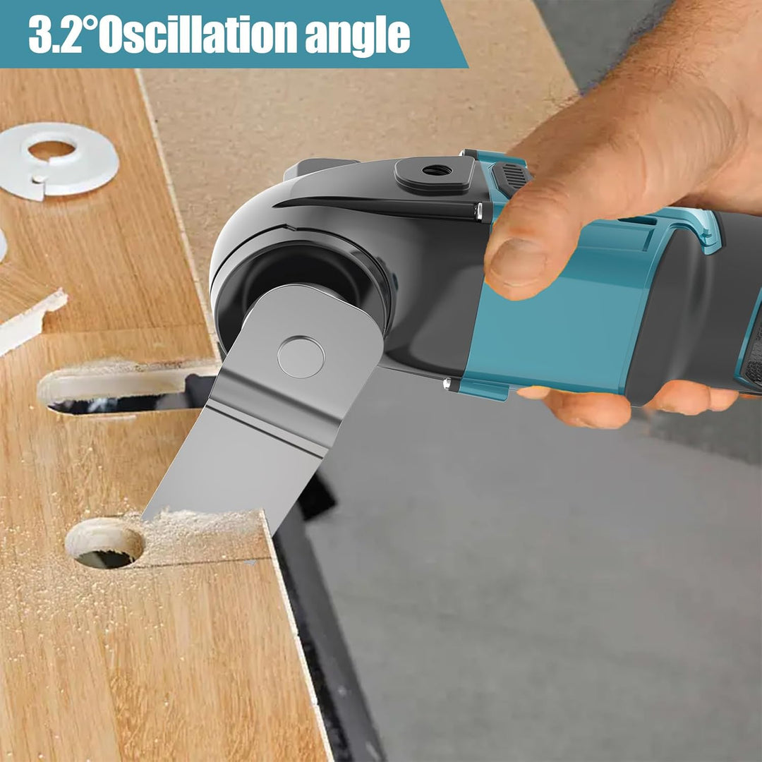 Akku Multifunktionswerkzeug Ersatz für Makita Multifunktionswerkzeug 18v, 6 variable Drehzahlen, max