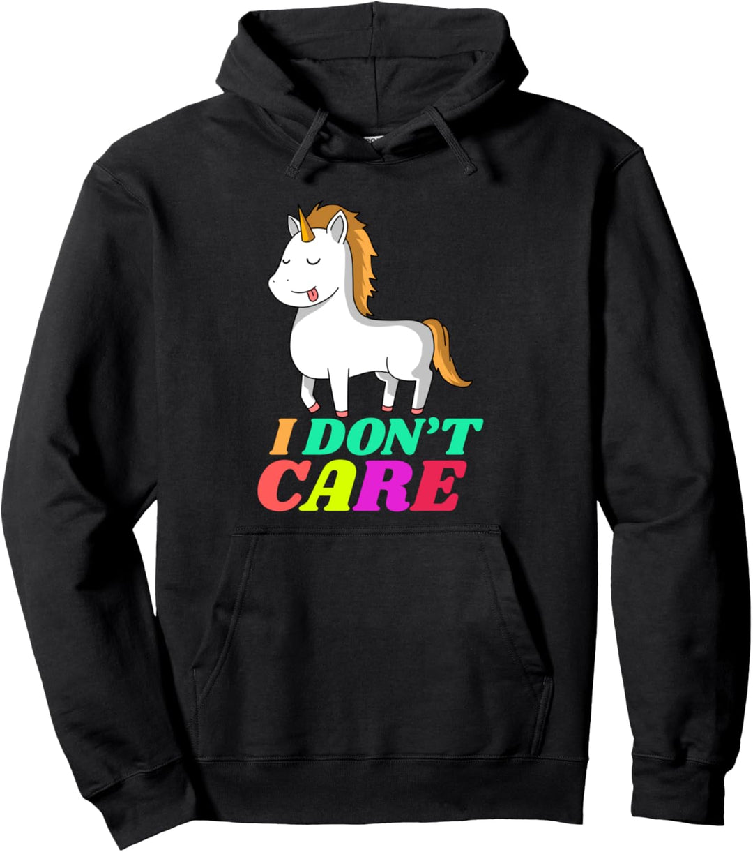 Einhorn egal es ist mir egal Pullover Hoodie