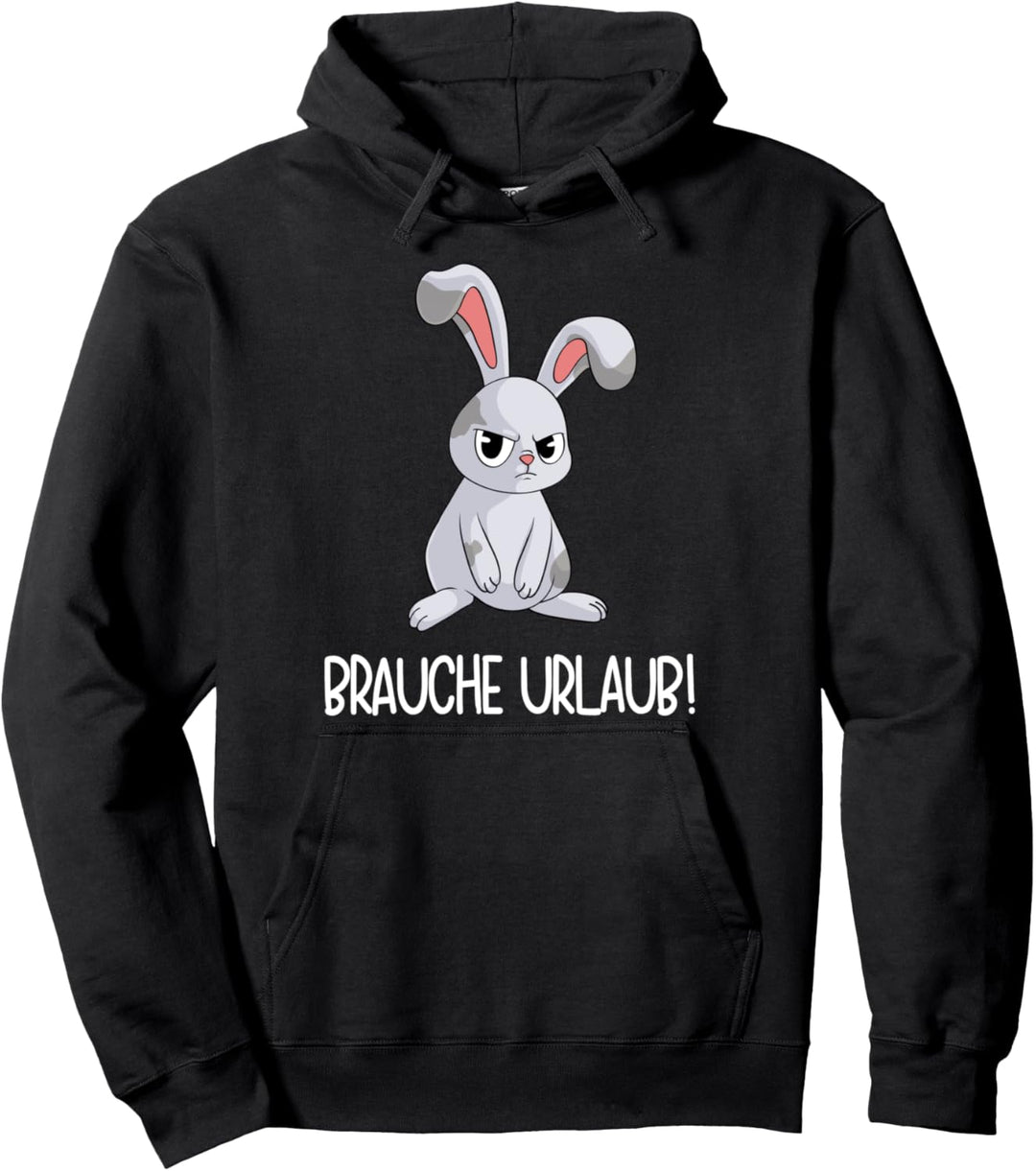 Brauche Urlaub! Lustiges Kaninchen & Hase reif für die Insel Pullover Hoodie