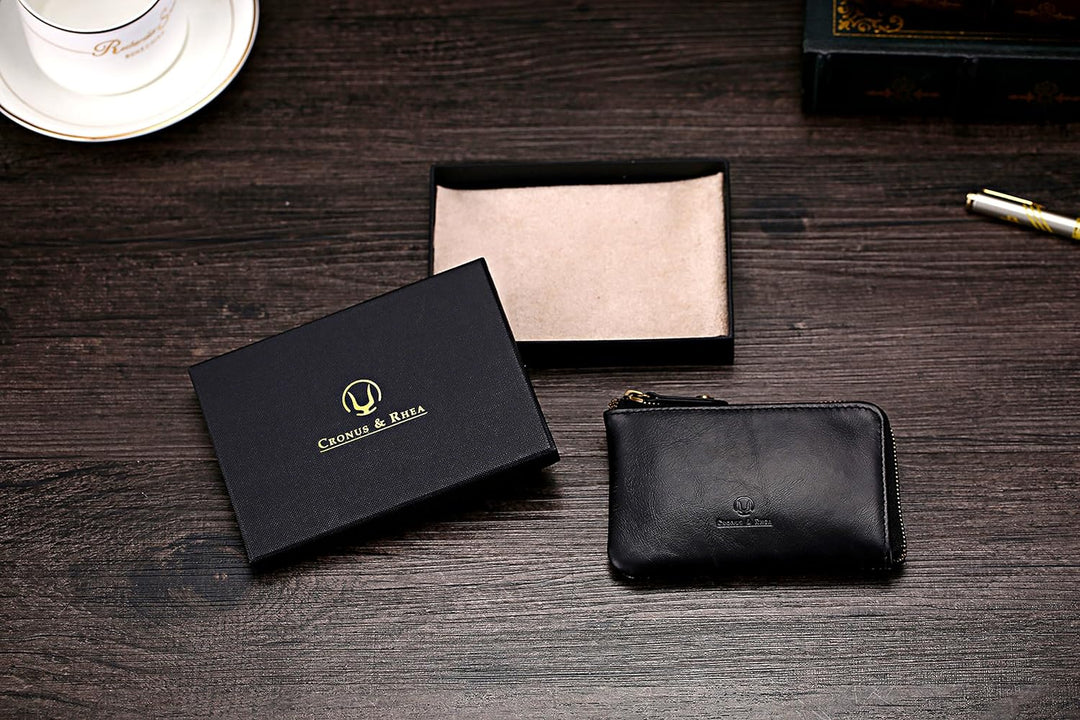 Cronus & Rhea® | Luxus Schlüsselmäppchen aus exklusivem Leder (Aeacus) | Schlüsselanhänger - Schlüss