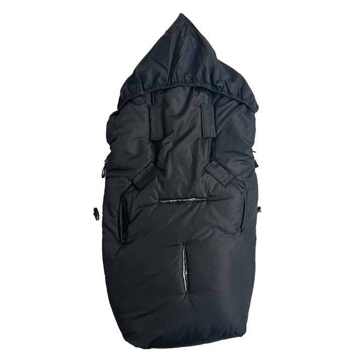 Kaiser 6538525 Babyschalenfusssack Hoody, schwarz