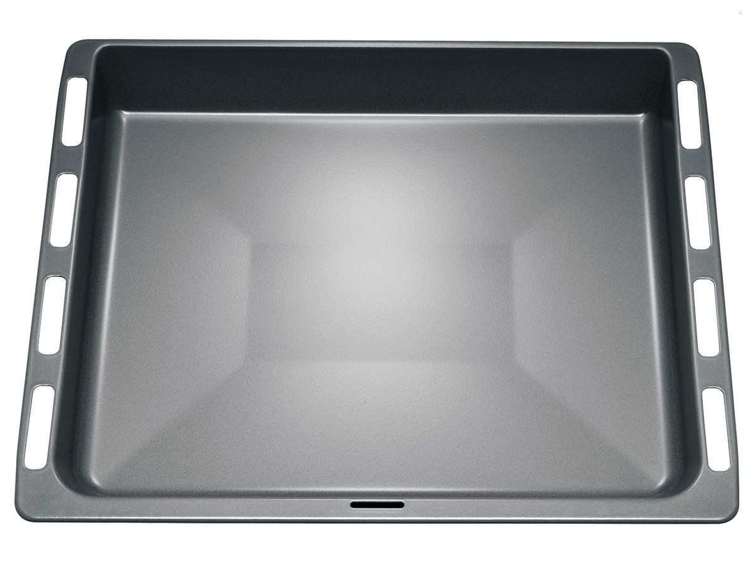 Bosch HEZ332073 Backofen- und Herdzubehör/Extra tiefes, emailliertes Blech für saftige Kuchen, Brate