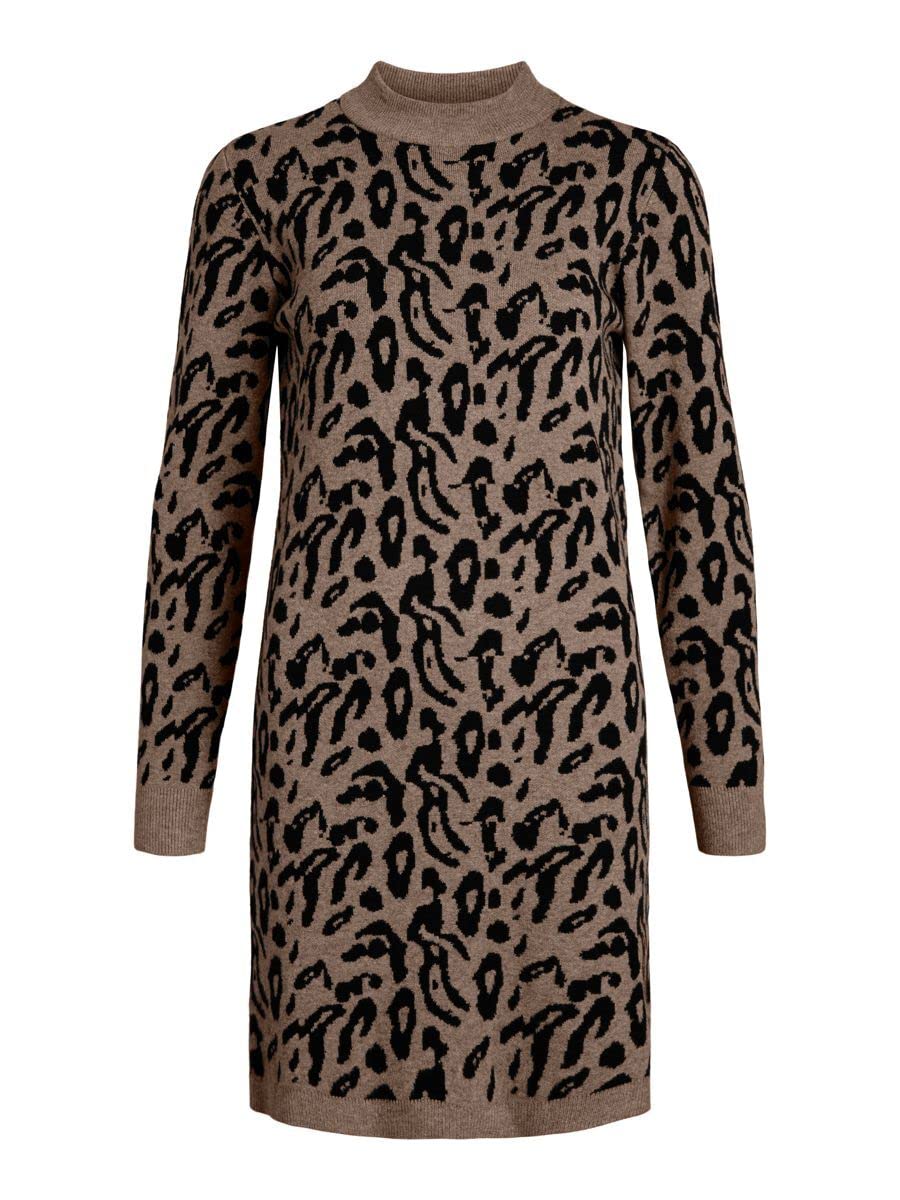 OBJRAY L/S Knit Dress AOP NOOS