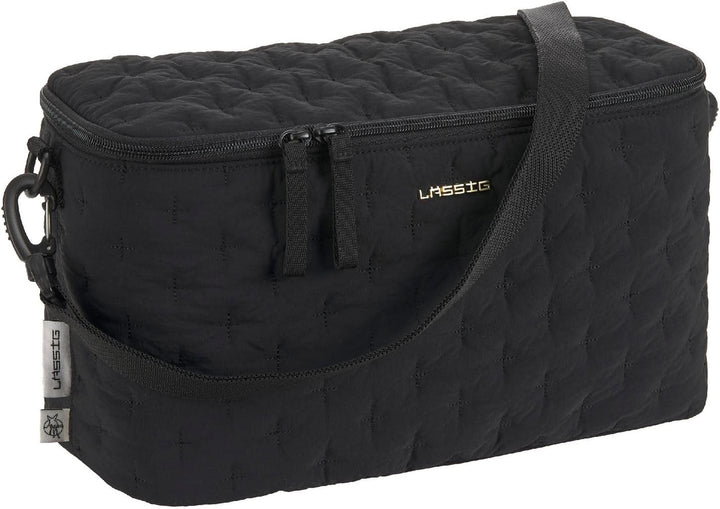 LÄSSIG Umhängetasche Enoa Buggy Organizer Quilted Black schwarz