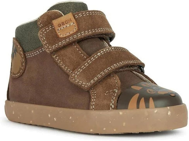 Geox Baby-Jungen B Kilwi Boy A Sneaker, 20 EU Brown Dk Brown