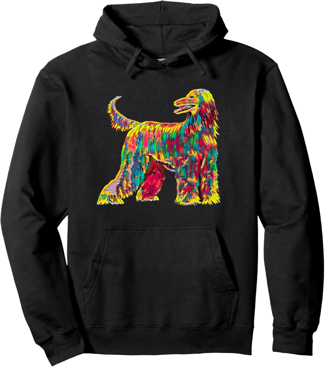 Afghanischer Windhund Hund Pullover Hoodie