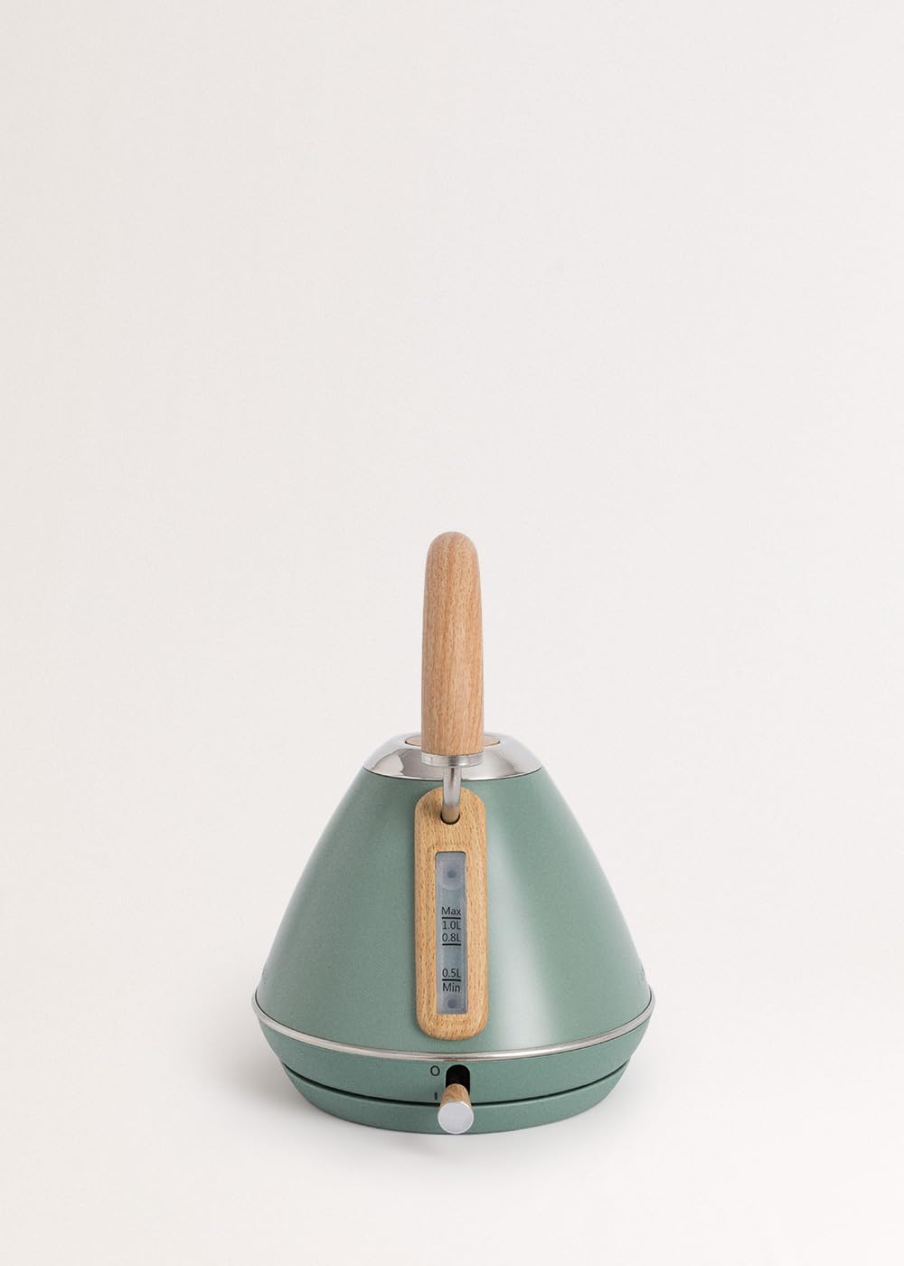 CREATE/KETTLE RETRO M/Elektrischer Wasserkocher Salbeigrün/Schnelles Aufkochen, Fassungsvermögen 1L,