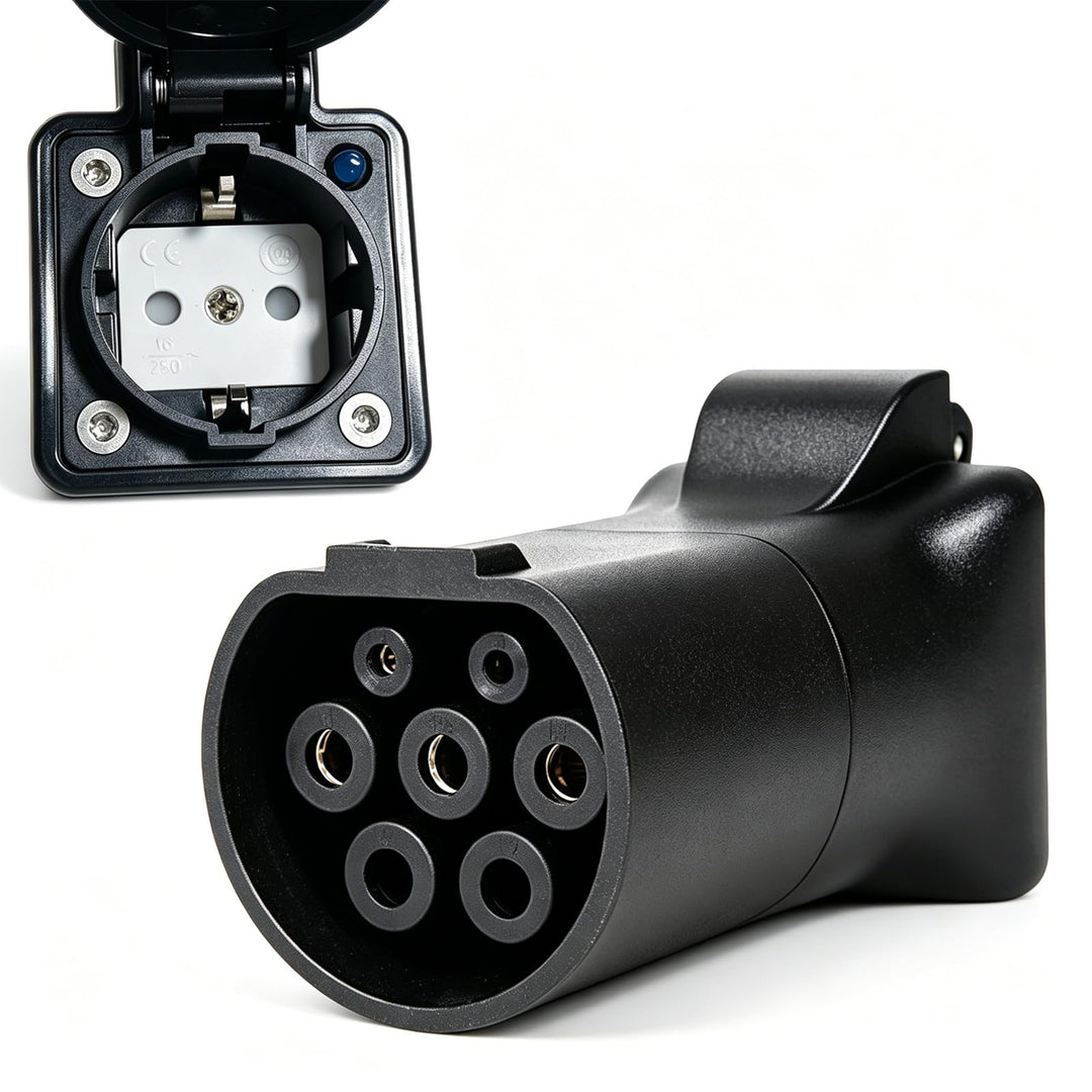 V2L Adapter für MG, Typ 2 auf Schuko 3.5KW 16A 220V Entladeadapter für MG4 MG5 MG ZS Marvel R, Fahrz