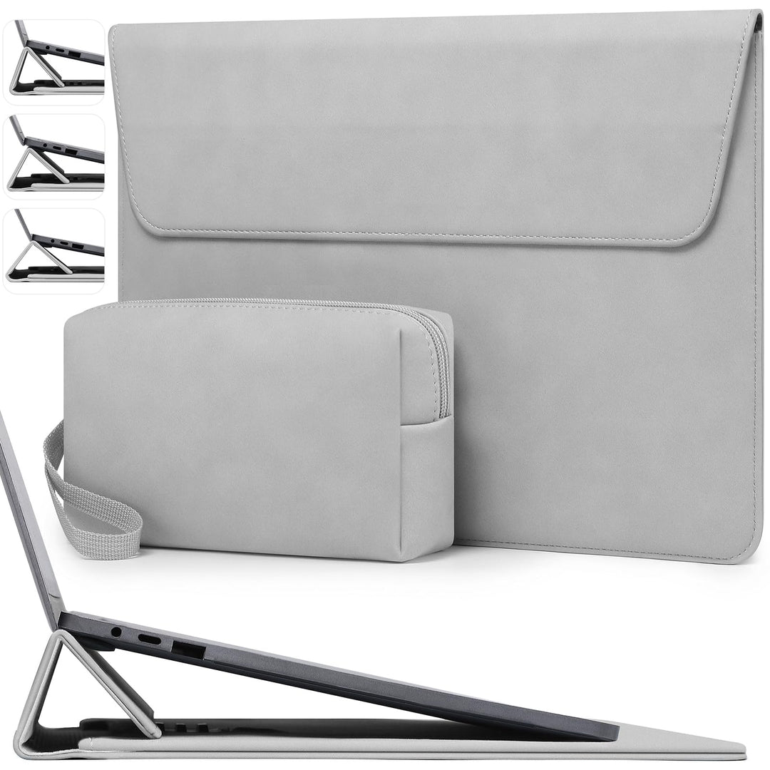 HYZUO 13 Zoll Laptop Hülle Tasche mit Einstellbarer Ständer für MacBook Air 13 M5 A3449 M4 M3 M2 M1