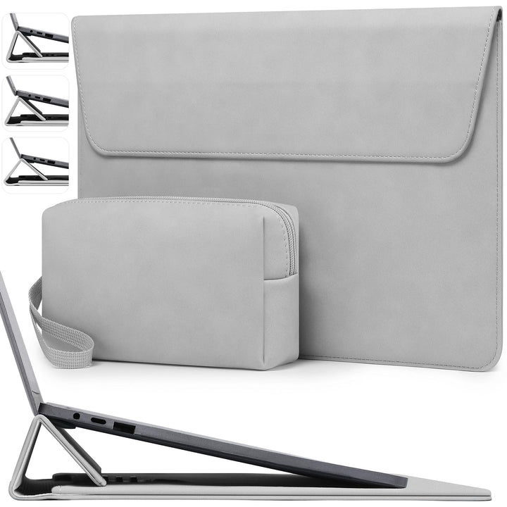 HYZUO 13 Zoll Laptop Hülle Tasche mit Einstellbarer Ständer für MacBook Air 13 M5 A3449 M4 M3 M2 M1