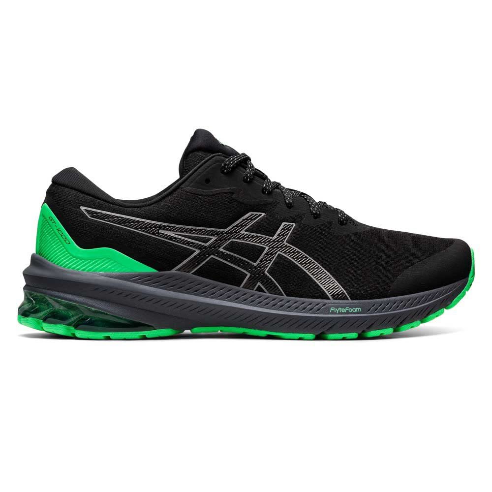 ASICS GT 2000 10 Strassenlaufschuhe für Männer Schwarz Weiss EU 43.5 EU Black White, 43.5 EU Black W
