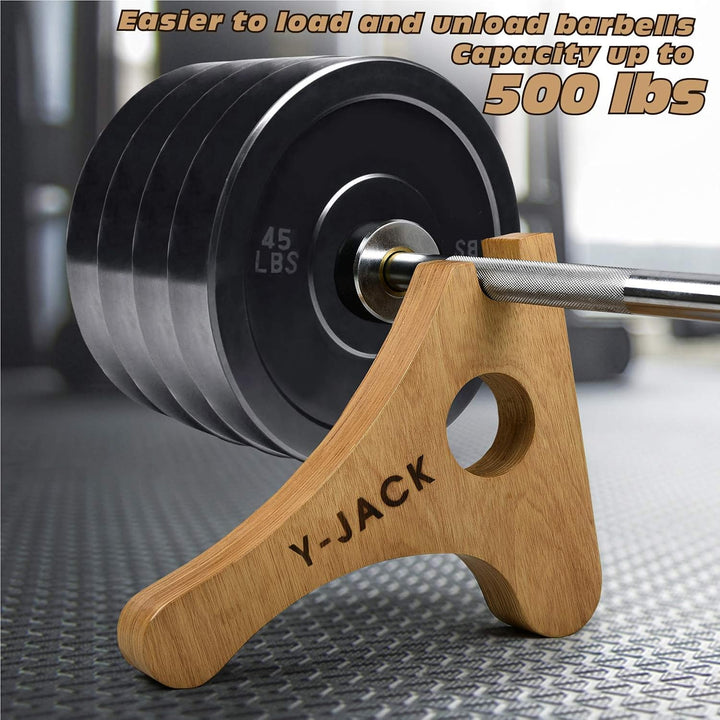 Yes4All Mini Deadlift Langhantelheber mit rutschfestem Gummigriff - Geeignet zum Beladen, Entladen u