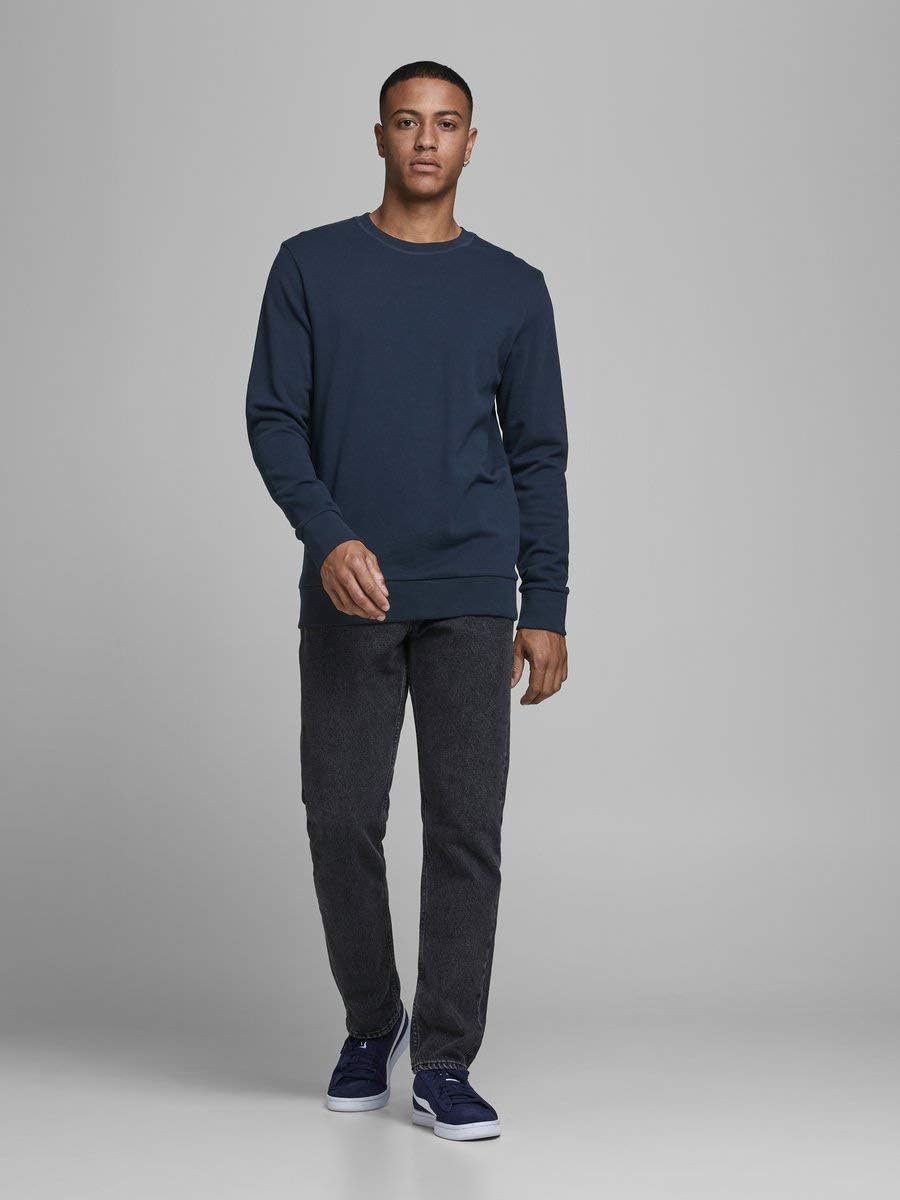 JACK & JONES Male Sweatshirt Klassisches XS Blau(navy Blazernavy Blazer), XS Blau(navy Blazernavy Bl