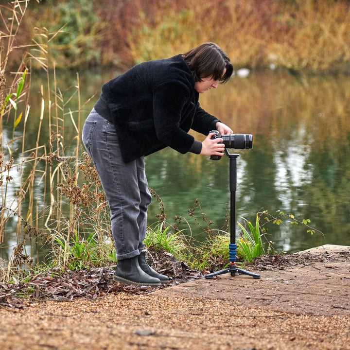 3 Legged Thing Punks Trent 2.0 Monopod – Leichter Kamera-Monopod aus Magnesiumlegierung mit zahlreic