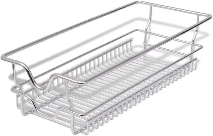 vidaXL 2X Einbauschublade 30cm Korbauszug Schrankauszug Teleskopschublade 300 mm, 300 mm