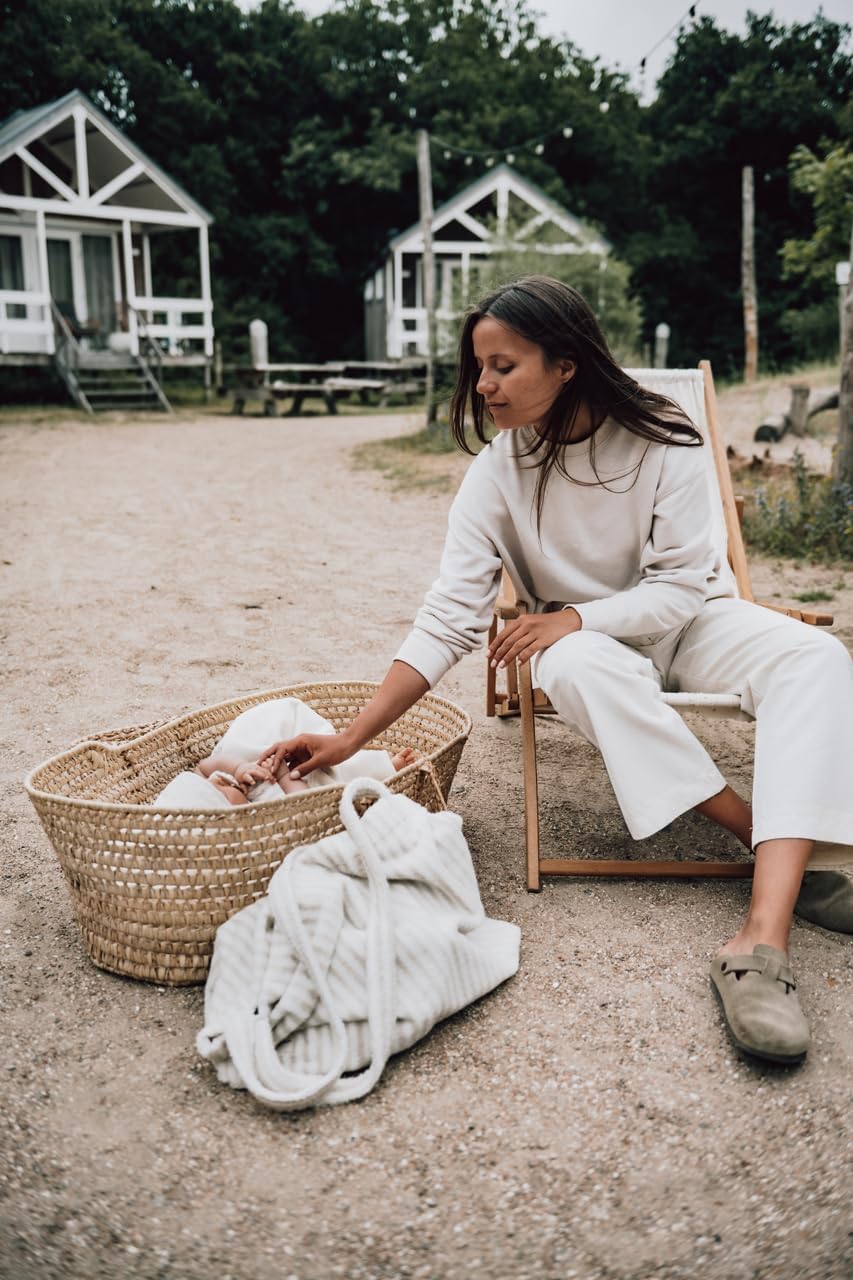 Koeka Wickeltasche - Mom Bag - Windeltasche - Grosse Kapazität - Playa - Frottee - Bio-baumwolle - B