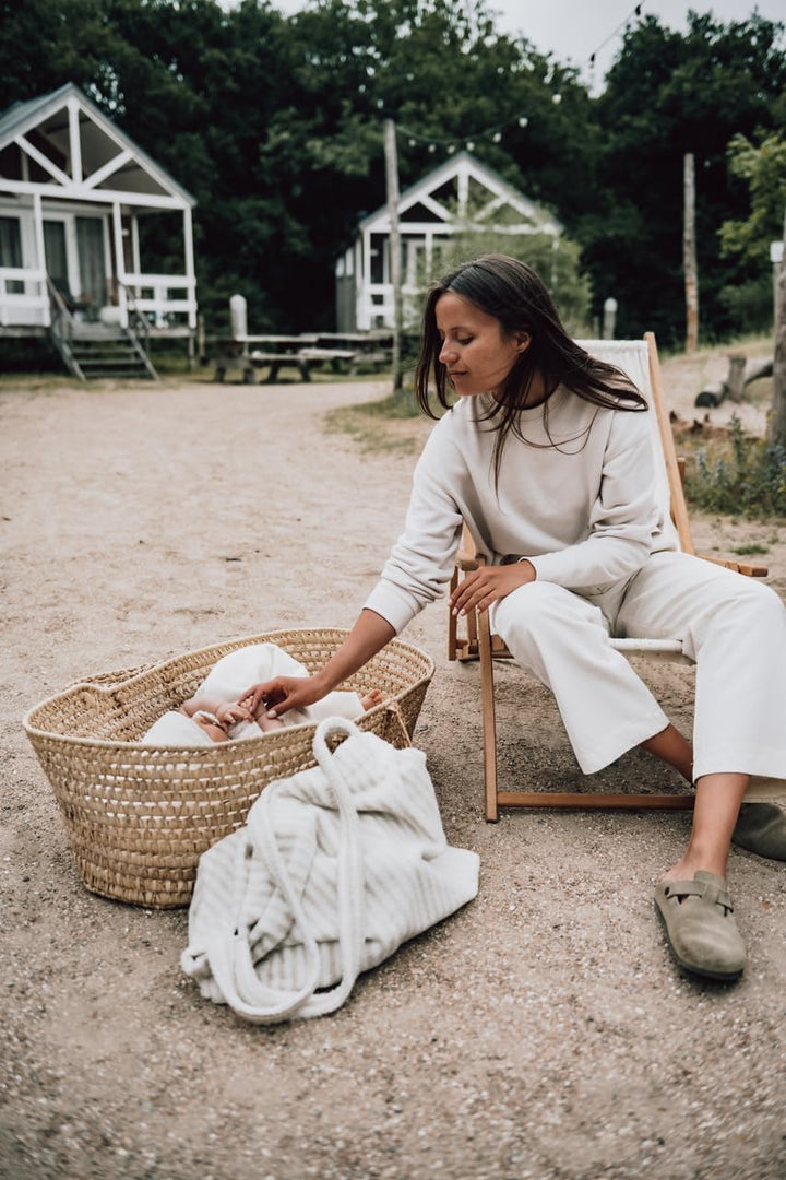 Koeka Wickeltasche - Mom Bag - Windeltasche - Grosse Kapazität - Playa - Frottee - Bio-baumwolle - B