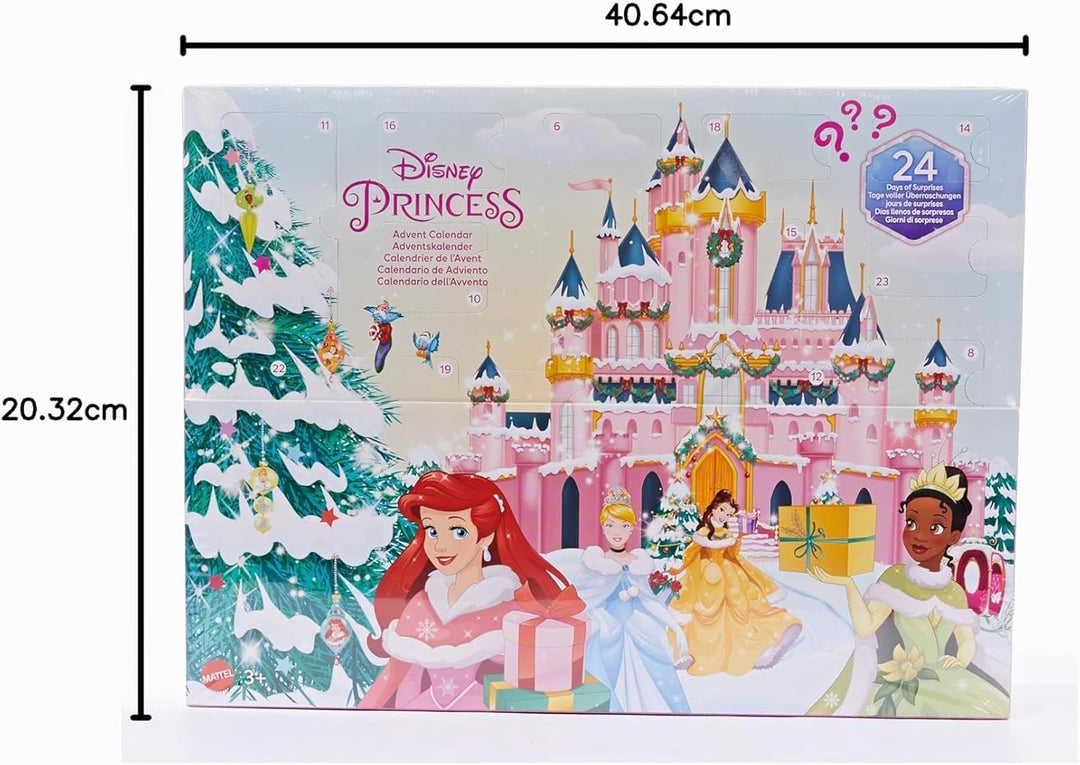 Disney Princess Adventskalender - 24 Türchen mit Geschenken rund um beliebte Filmfiguren wie Tiana,