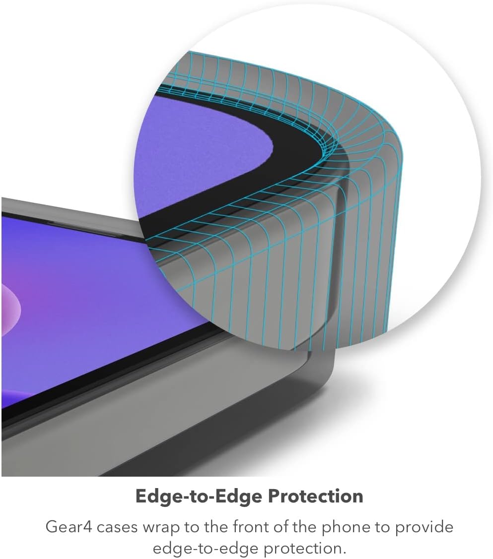 ZAGG Gear4 EverestLift D30 Protective Case for Samsung Galaxy S23 Ultra, 6.8in, Slim, Enhanced Back