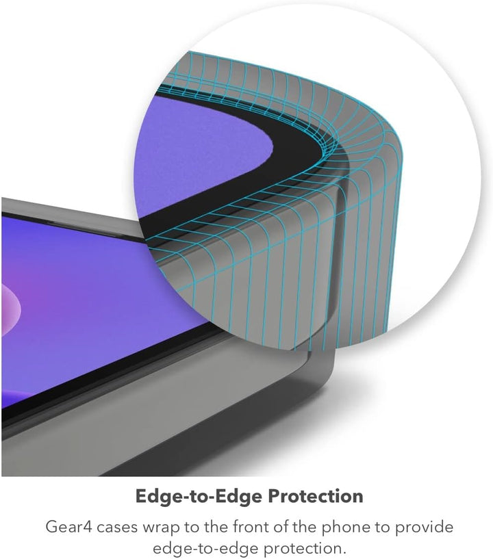ZAGG Gear4 EverestLift D30 Protective Case for Samsung Galaxy S23 Ultra, 6.8in, Slim, Enhanced Back